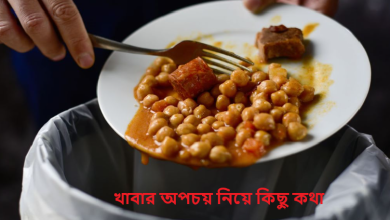 খাবার অপচয় নিয়ে কিছু কথা