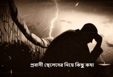 প্রবাসী ছেলেদের নিয়ে কিছু কথা