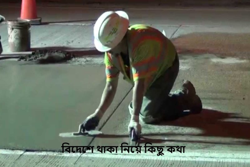 বিদেশে থাকা নিয়ে কিছু কথা
