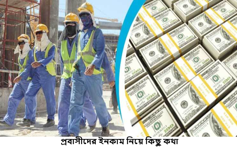 প্রবাসীদের ইনকাম নিয়ে কিছু কথা