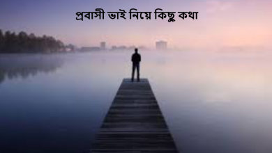 প্রবাসী ভাই নিয়ে কিছু কথা