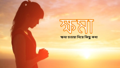 ক্ষমা চাওয়া নিয়ে কিছু কথা