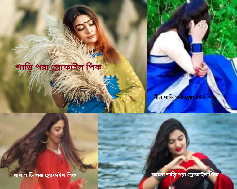 শাড়ি পরা প্রোফাইল পিক