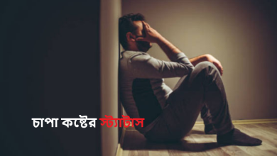 চাপা কষ্টের স্ট্যাটাস