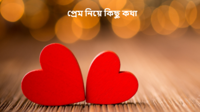 প্রেম নিয়ে কিছু কথা