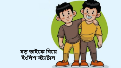 বড় ভাইকে নিয়ে ইংলিশ স্ট্যাটাস