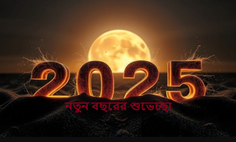 নতুন বছরের শুভেচ্ছা ২০২৫