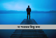 না পাওয়ার কিছু কথা