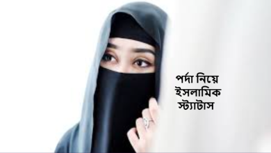 পর্দা নিয়ে ইসলামিক স্ট্যাটাস