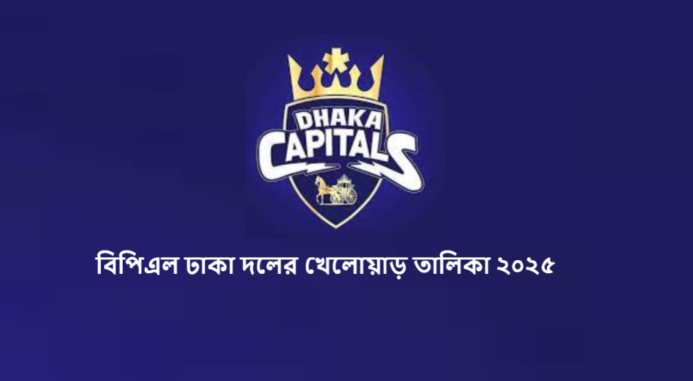বিপিএল ঢাকা দলের খেলোয়াড় তালিকা ২০২৫