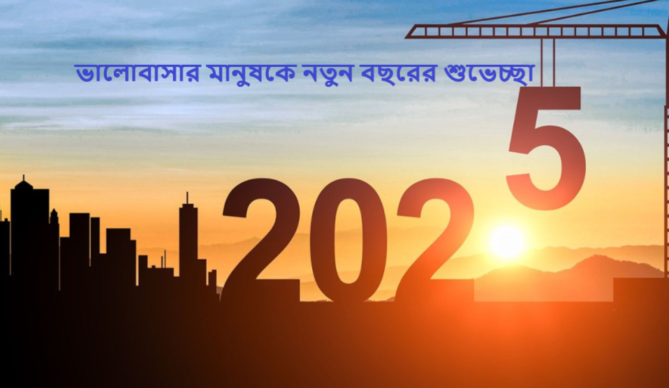 ভালোবাসার মানুষকে নতুন বছরের শুভেচ্ছা