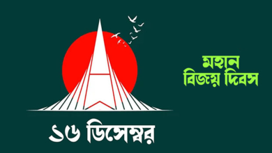 মহান বিজয় দিবসের শুভেচ্ছা বাণী