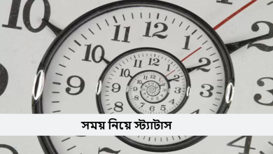সময় নিয়ে স্ট্যাটাস