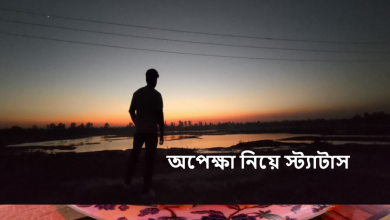 অপেক্ষা নিয়ে স্ট্যাটাস