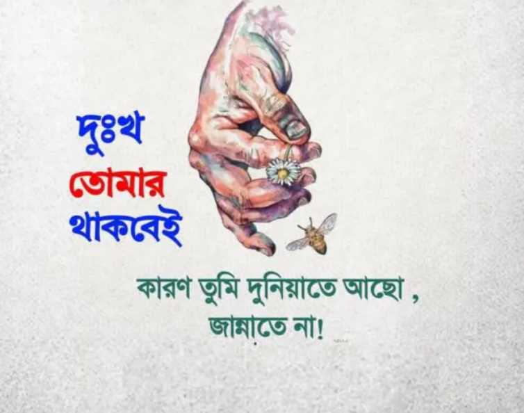 কষ্টের স্ট্যাটাস পিকচার
