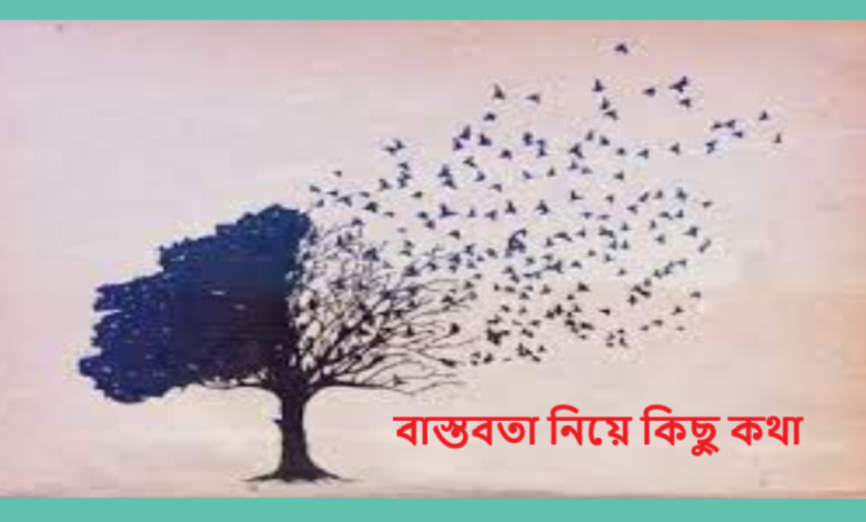 বাস্তবতা নিয়ে কিছু কথা