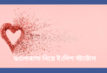 ভালোবাসা নিয়ে ইংলিশ স্ট্যাটাস ২০২৫