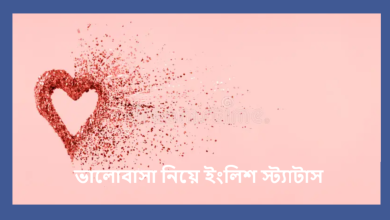 ভালোবাসা নিয়ে ইংলিশ স্ট্যাটাস ২০২৫