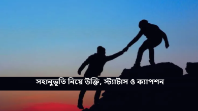 সহানুভূতি নিয়ে উক্তি