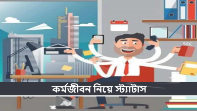 কর্মজীবন নিয়ে স্ট্যাটাস