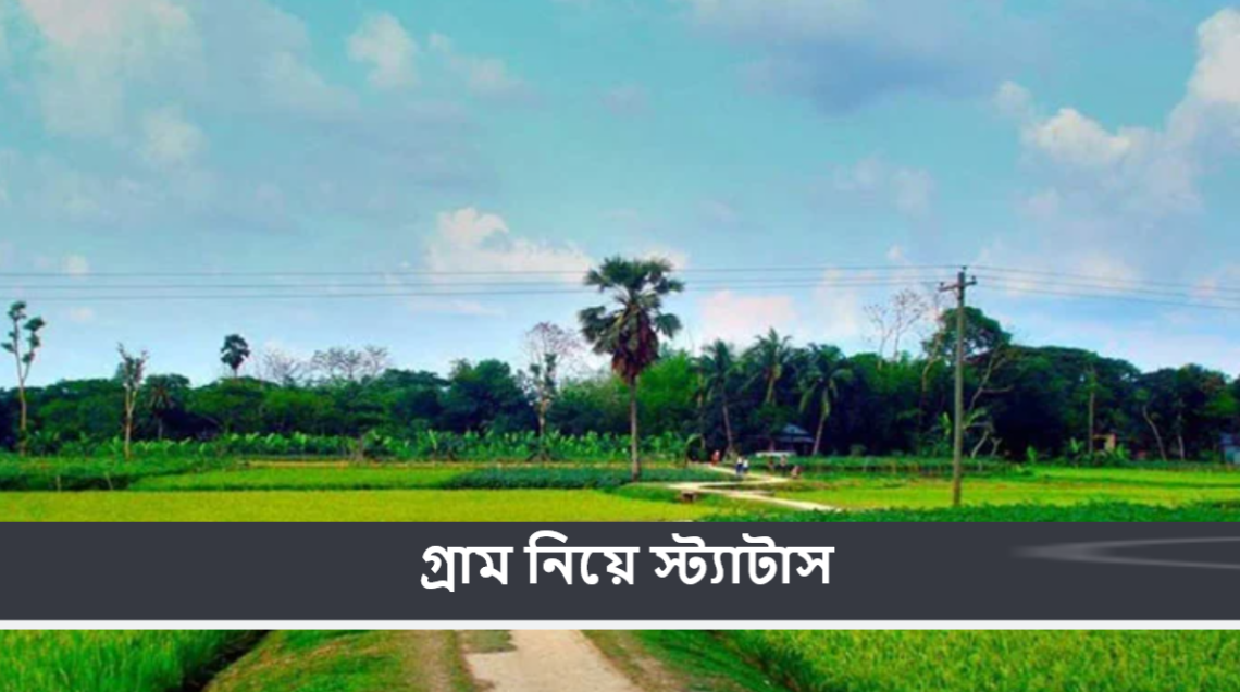 গ্রাম নিয়ে স্ট্যাটাস