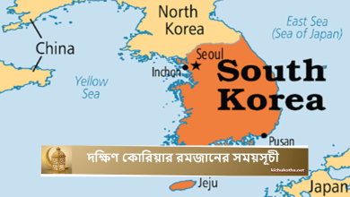দক্ষিণ কোরিয়ার রমজানের সময়সূচী