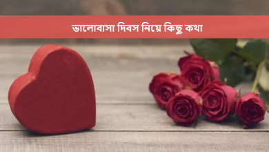 ভালোবাসা দিবস নিয়ে কিছু কথা