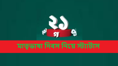 মাতৃভাষা দিবস নিয়ে স্ট্যাটাস