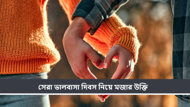 সেরা ভালবাসা দিবস নিয়ে মজার উক্তি