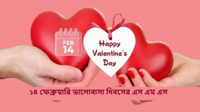 ১৪ ফেব্রুয়ারি ভালোবাসা দিবসের এস এম এস