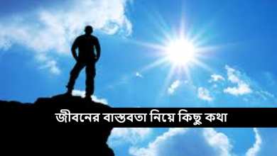 জীবনের বাস্তবতা নিয়ে কিছু কথা