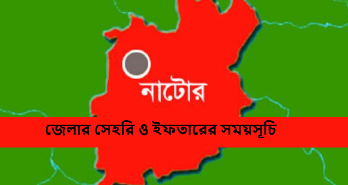 নাটোর জেলার সেহরি ও ইফতারের সময়সূচি