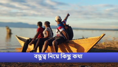 বন্ধুত্ব নিয়ে কিছু কথা
