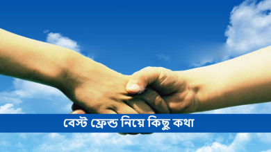 বেস্ট ফ্রেন্ড নিয়ে কিছু কথা