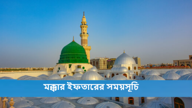 মক্কার ইফতারের সময়সূচি ২০২৫