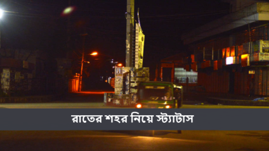 রাতের শহর নিয়ে স্ট্যাটাস