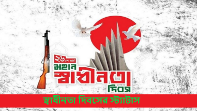 স্বাধীনতা দিবসের স্ট্যাটাস