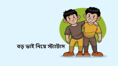 বড় ভাই নিয়ে স্ট্যাটাস