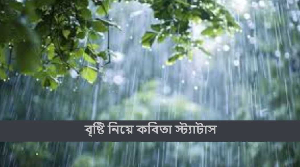 বৃষ্টি নিয়ে কবিতা স্ট্যাটাস