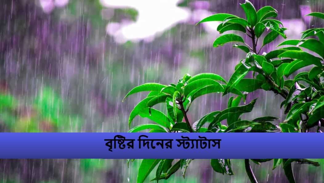 বৃষ্টির দিনের স্ট্যাটাস