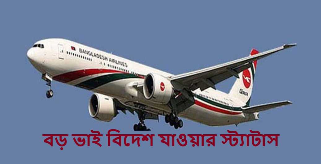 বড় ভাই বিদেশ যাওয়ার স্ট্যাটাস