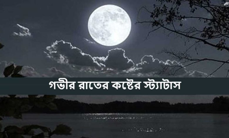 গভীর রাতের কষ্টের স্ট্যাটাস