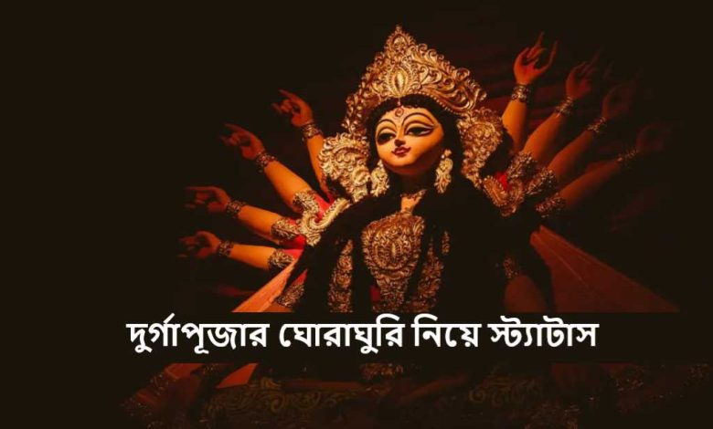 দুর্গাপূজার ঘোরাঘুরি নিয়ে স্ট্যাটাস