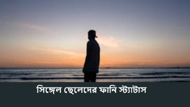 সিঙ্গেল ছেলেদের ফানি স্ট্যাটাস