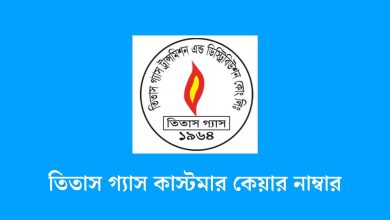 তিতাস গ্যাস কাস্টমার কেয়ার নাম্বার